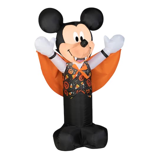 42&#x22; Inflatable Mickey Mouse Halloween Vampire